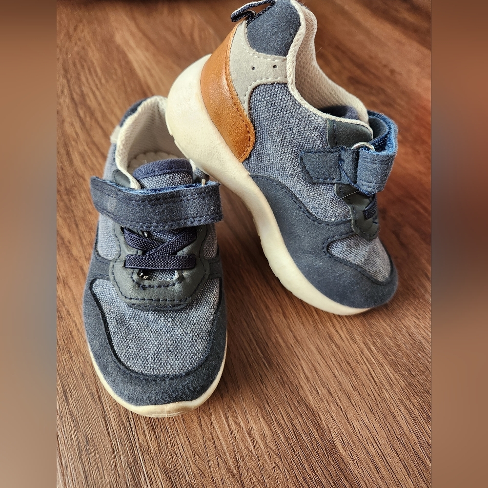 Blue Sneaker with Leather - size T7